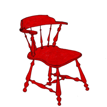 Red Chair drawing